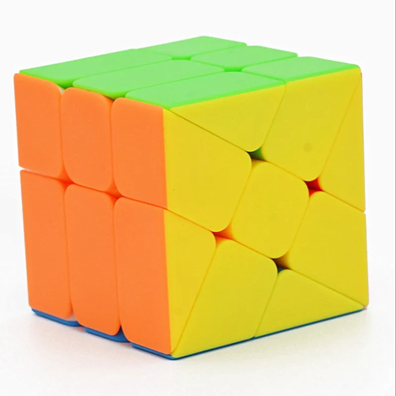 Куб yongjun 3x3x3 ветряная мельница игрушки Magic Cube ветро-огонь колесо ветряная мельница 3x3x3 Скорость куб yongjun Ветер огня колеса 3x3 странно-shape форме, благодаря чему создается ощущение невесомости с куб