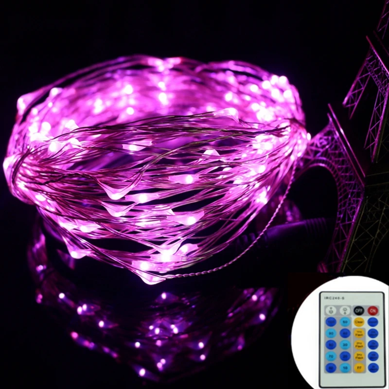 Водонепроницаемая светодиодная гирлянда с дистанционным управлением 12 В