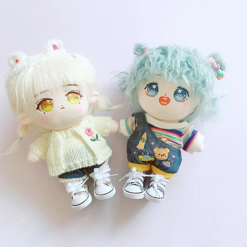 

Doll Accessories Toy Baby Wear Doll Shoes Flower Canvas Shoes Length 5cm Christmas Gifts