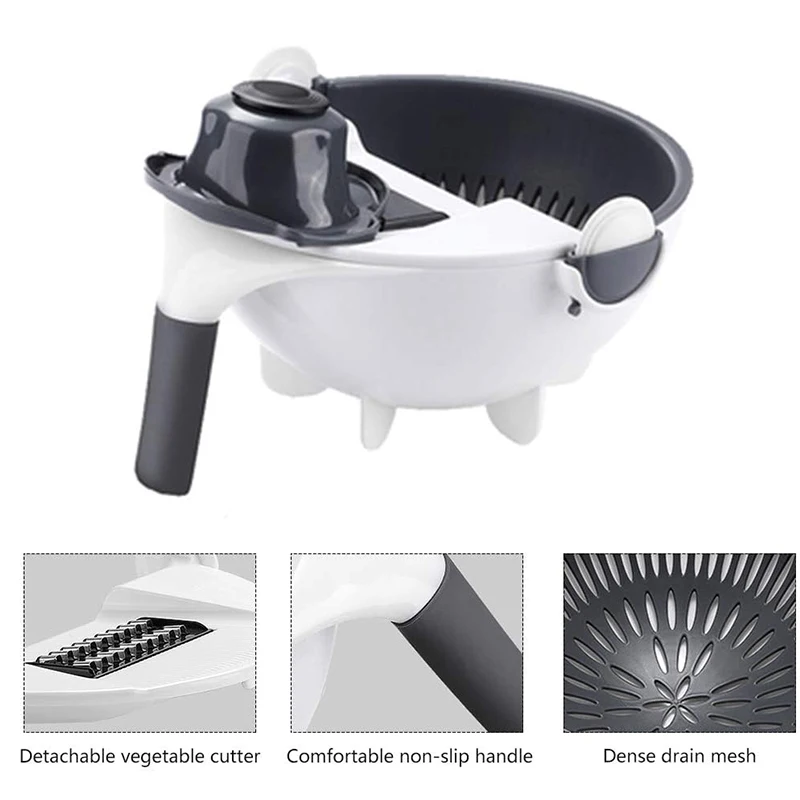 Многофункциональный Нож для овощей слайсер картофеля моркови сыра с дренажной