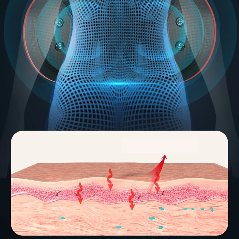 

Lumbar Massager, Intelligent Pulse, Waist Protection, Multifunctional Correction, Electric Heating, Back Massage Cushion