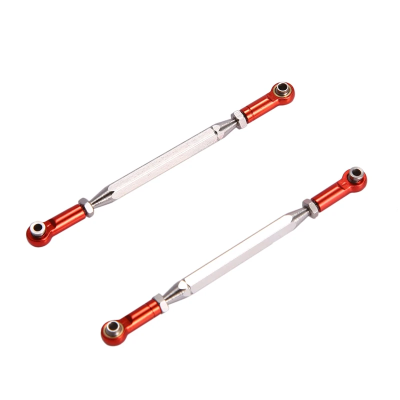 

2 Set RC Car Part: 1 Set Metal Drive Shaft Universal Transmission & 1 Set Black Aluminum Shock Absorber