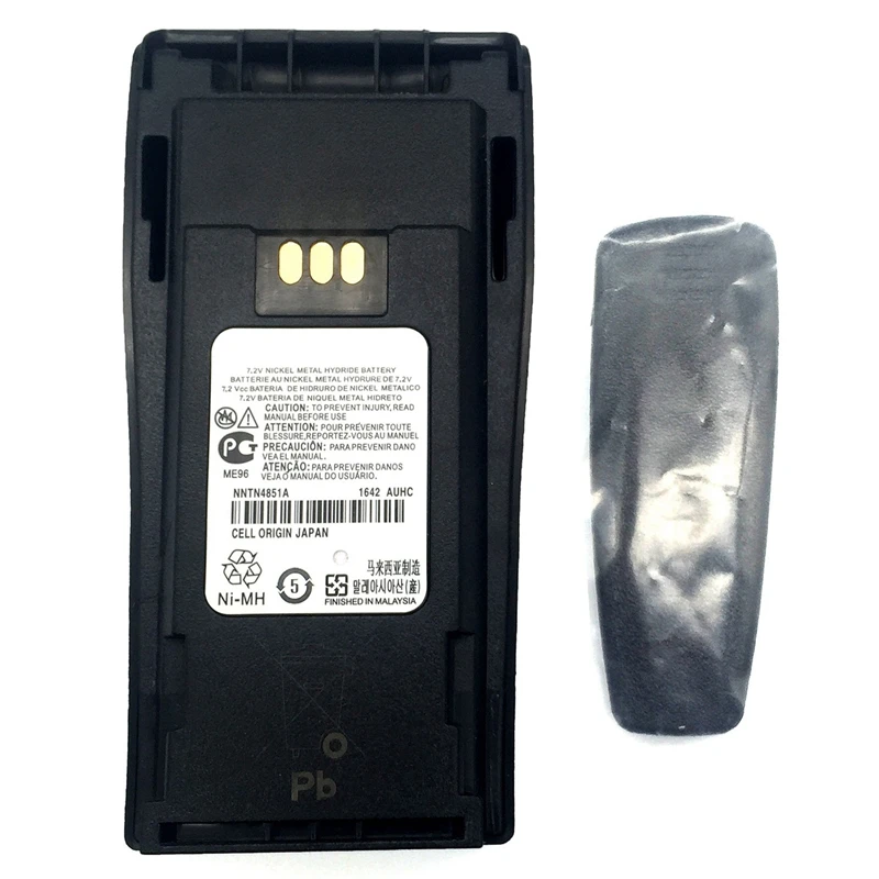 Amcl4970-1800-D Nntn4970 1500Mah Replacement Ni-Mh Battery With Belt Clip For Motorola Cp200 Cp200Xls Cp200D | Электроника