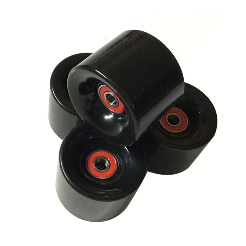 4 шт. задние колеса 7 мм с подшипником 78A + ABEC 9 подшипников Распорки 60 * 45