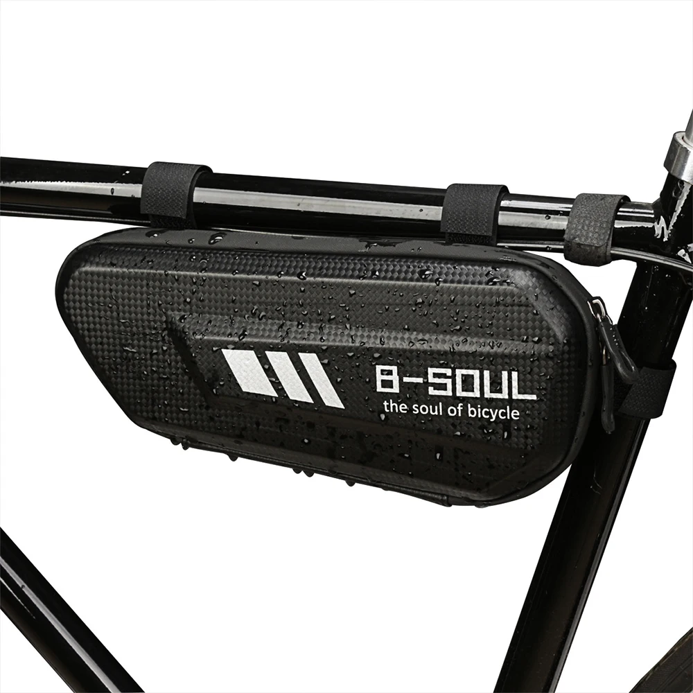 

Bicycle Cycling Bags Waterproof MTB Road Bike Frame Front Triangle Bike Tube Bags Bicycle Repair Tool Pannier Black