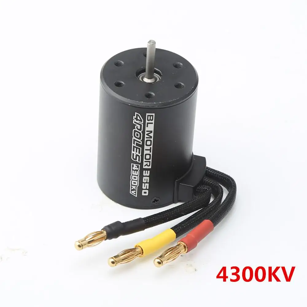 3650 4300KV бесщеточный мотор 45A/60A/80A/120A ESC радиатора с программой автомобиль комбо для