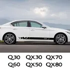 Для Infiniti Q30 Q50 Q60 Q70 QX30 QX50 QX60 QX70 QX80 IPL автомобильные аксессуары виниловая пленка наклейки 2 шт. автомобильные дверные боковые наклейки