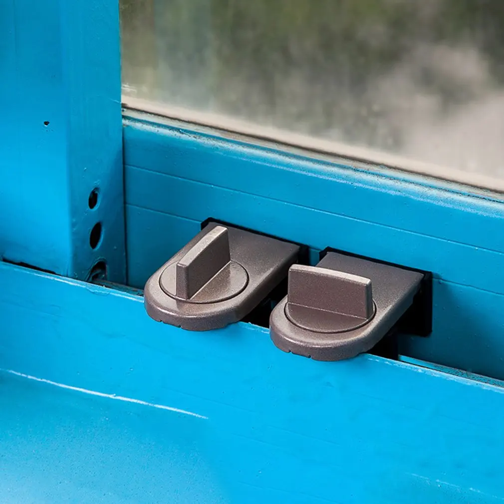 

Sliding Sash Stopper Cabinet Locks Straps Doors Security Anti-theft lock Window Sliding Door Baby Kids Child Safety Doors Lock