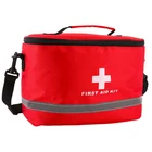 Аптечка большой емкости, комплект для оказания первой помощи с несколькими карманами для использования на открытом воздухе, портативная дорожная Бытовая медицинская сумка для противопожарных
