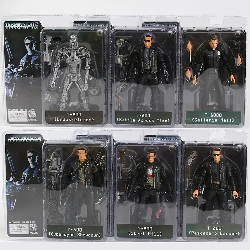 NECA The Terminator T 800 Арнольд Шварценеггер 1000 эндоскелет экшн фигурка коллекционная