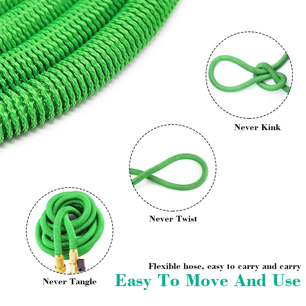 Расширяемый садовый шланг волшебный гибкий водяной Европейский пластиковые
