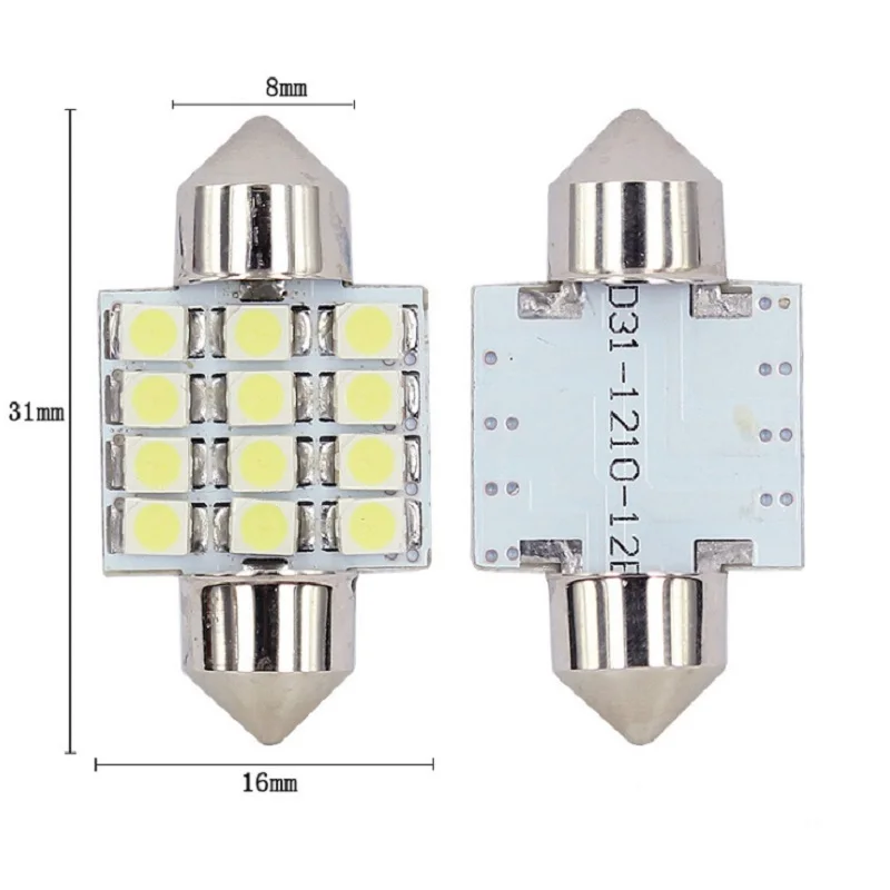 11 комплектов белые светодиодные лампы посылка салона купол для Kia Forte Rio Koup Borrego