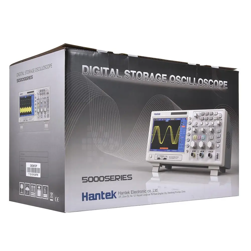 Портативный цифровой осциллограф для Hantek DSO5072P 2 канала 8 бит портативный