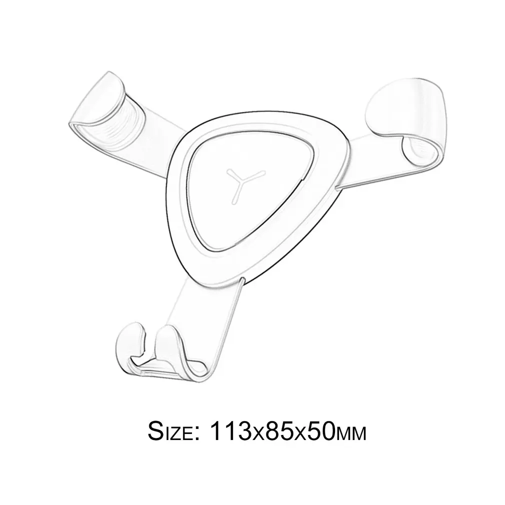 

Universal Lightweight Aluminum Alloy Car Phone Holder Air Vent Smartphones Holder Mount Stand Suitable for iPhone for Samsung
