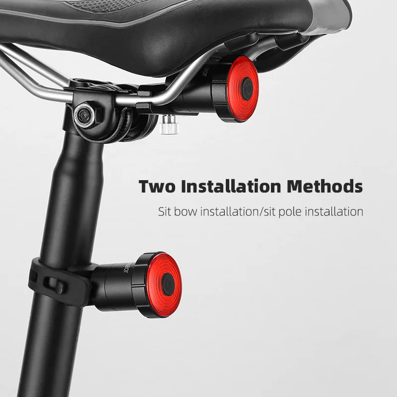 Велосипедный задний фонарь Интеллектуальный тормозной индукционный зарядка