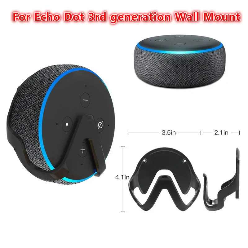 Настенное крепление поколения для Echo Dot 3rd Выходная Вешалка Подставка держатель