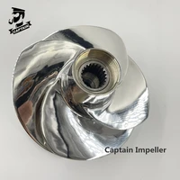 captain 267000919 jetski parts accessories impeller fit seadoo brp gti 90 gts 90 150mm 4 blades polished