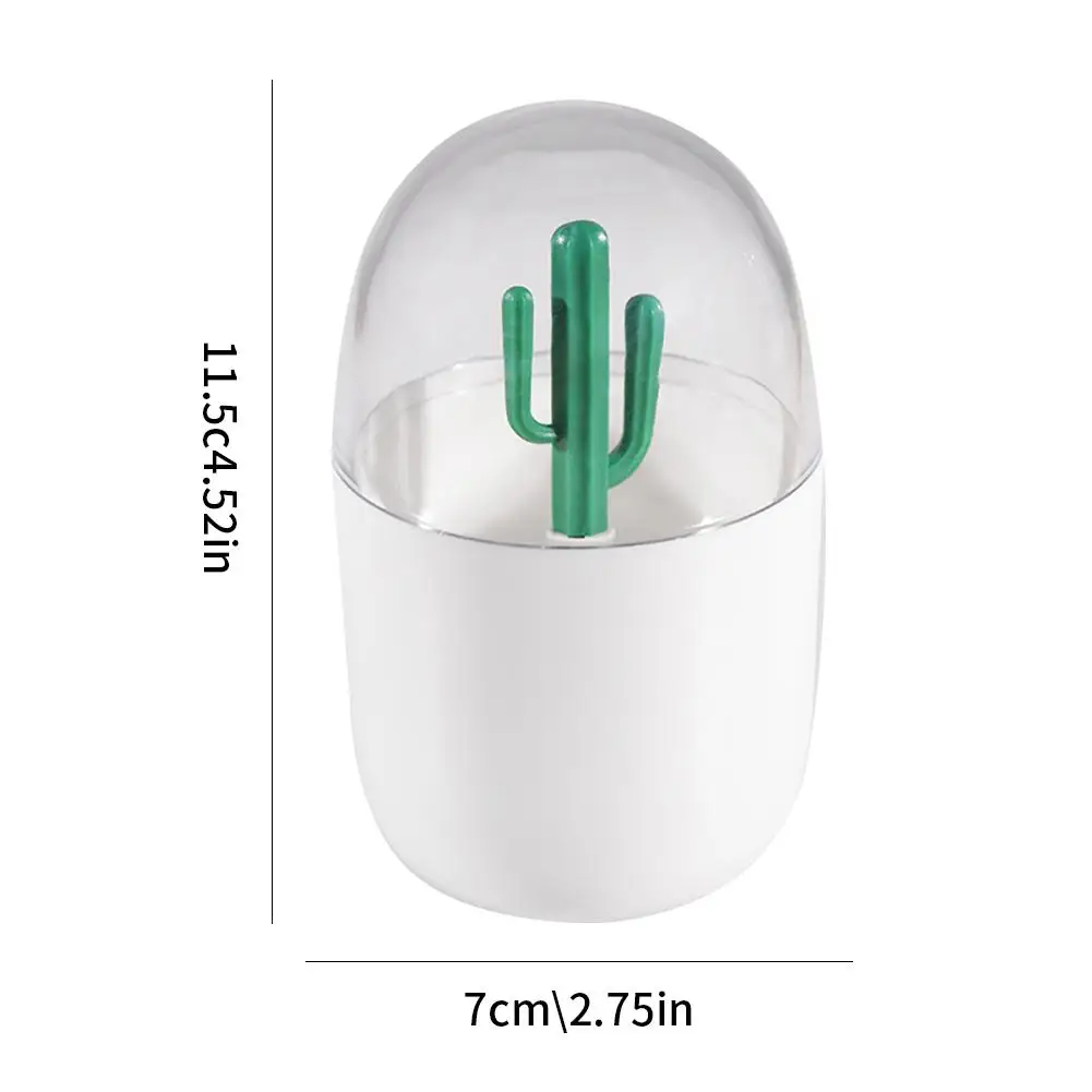 

Creative Toothpick Holder Cotton Swab Box Portable Mini Cute Plastic Toothpick Cotton Swab Storage Organizer