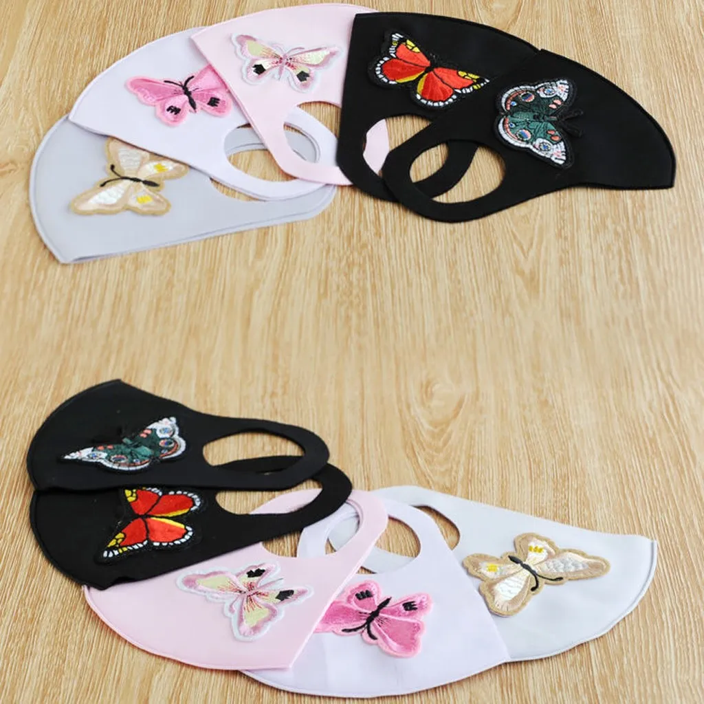 1/3 шт. взрослая маска персик сердце Бабочка алмазная моющаяся многоразовая для