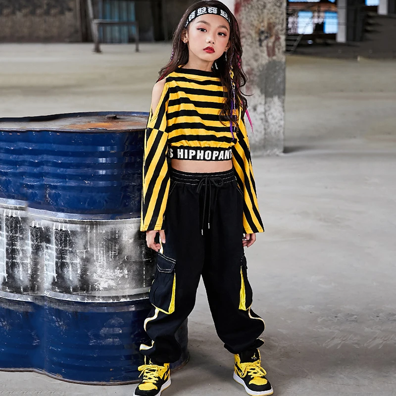 Джазовые костюмы для девочек одежда в стиле хип-хоп костюм чарлидинга детей с