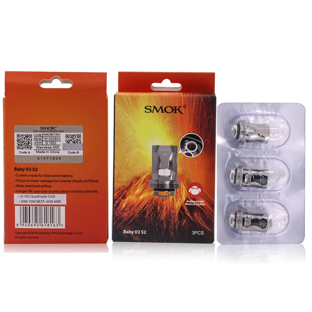 Оригинальный электронных сигарет SMOK TFV8 Детские V2 A1 S1 S2 индукционная