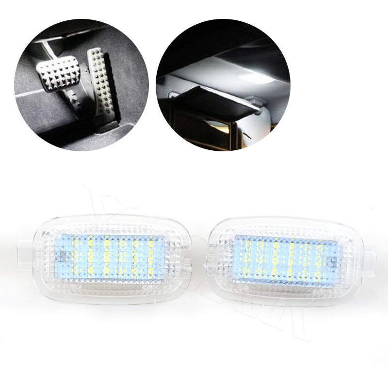 X CAR 1 пара светодиодный макияж зеркало с подсветкой LED лампа для ног светильник