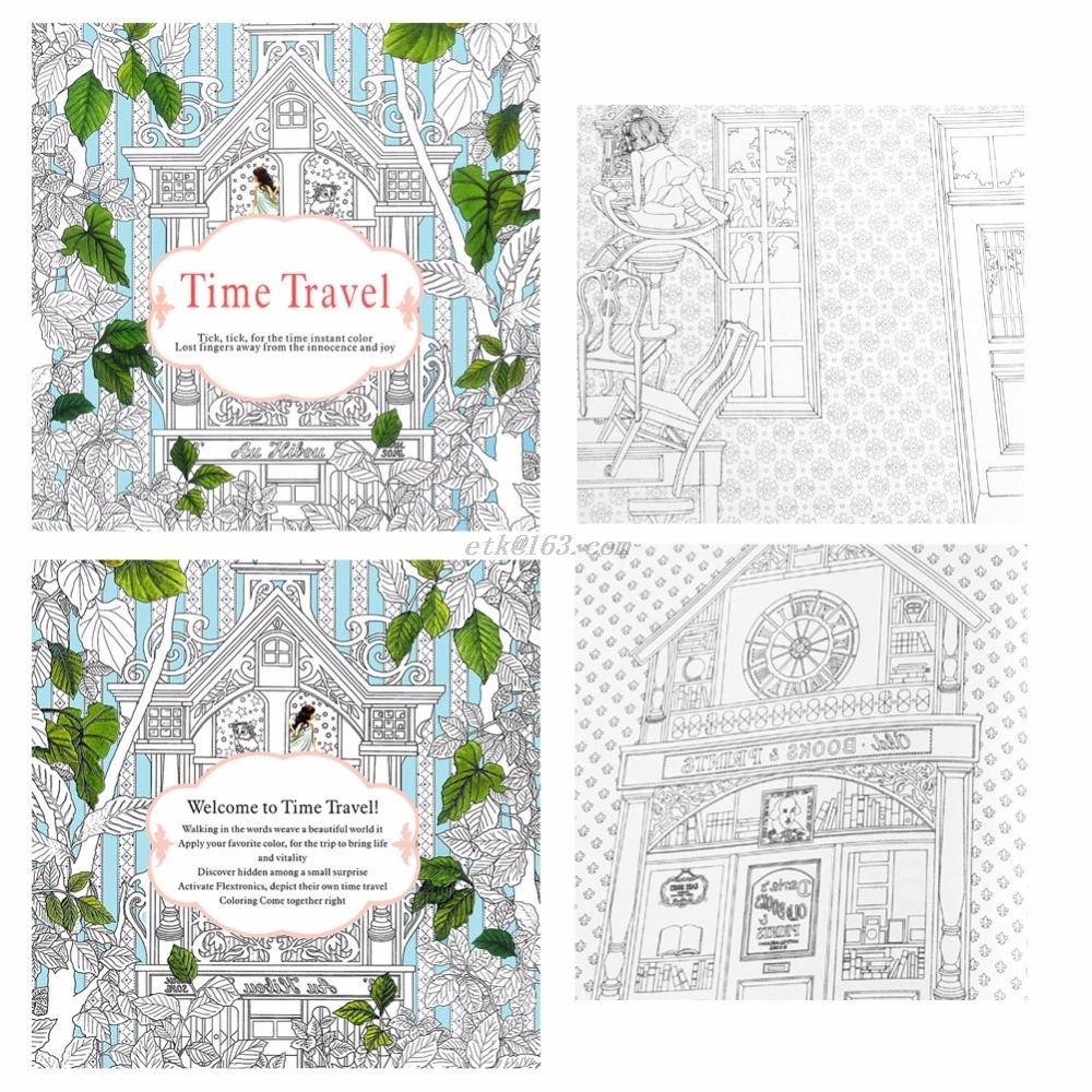 Детская книжка раскраска с граффити на английском языке для путешествий|graffiti