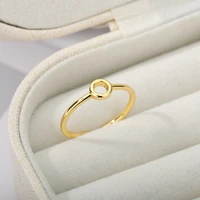 women ring stainless steel hollow round rings gold color adjustable ring jewelry wedding couple finger ring bijouterie