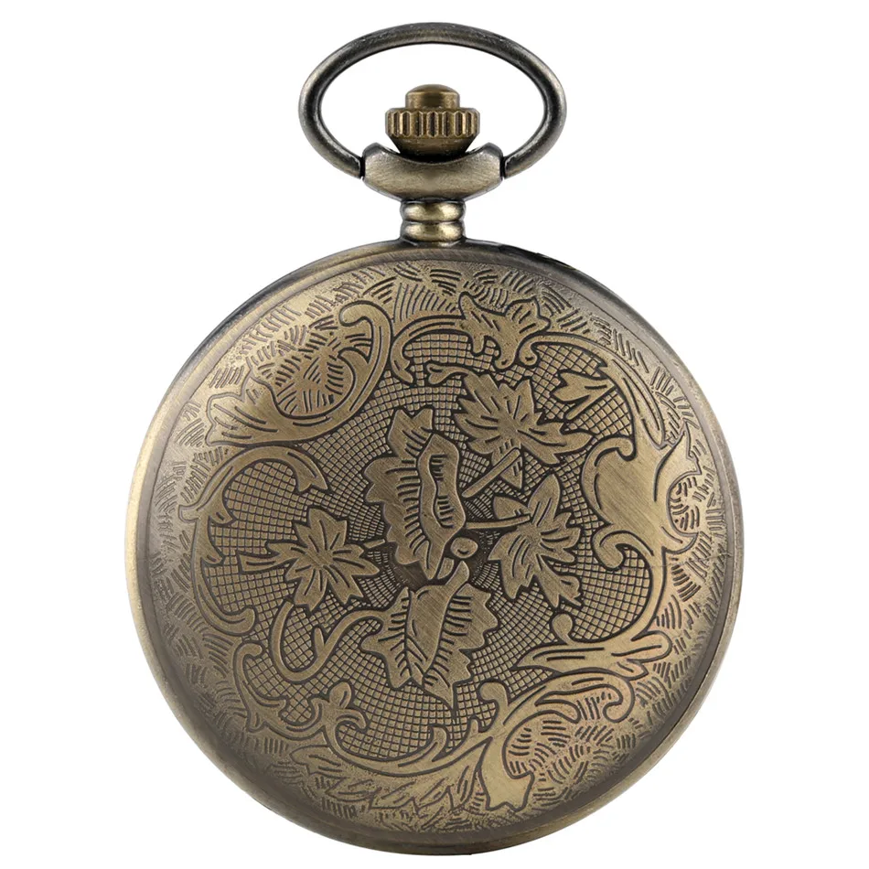 Полые Цветы/дизайн бабочки кварцевые карманные часы ожерелье скворечник кулон часы Античная бронза карманные часы подарки