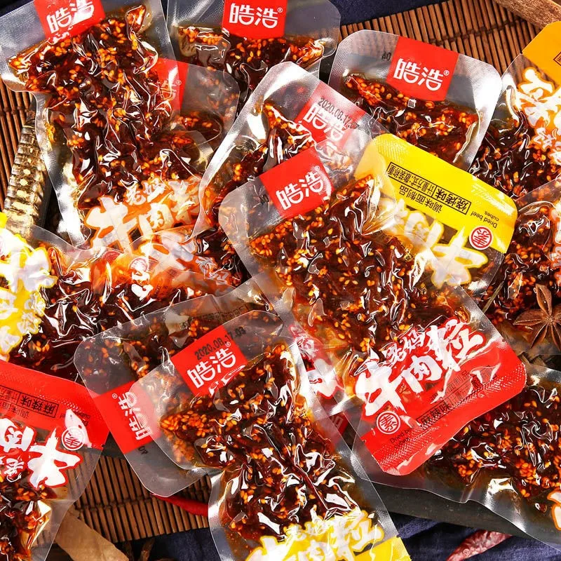 

Vegetarian Beef Cubes Spicy Spicy Barbecue Multi-Flavored Beef Spicy Strips