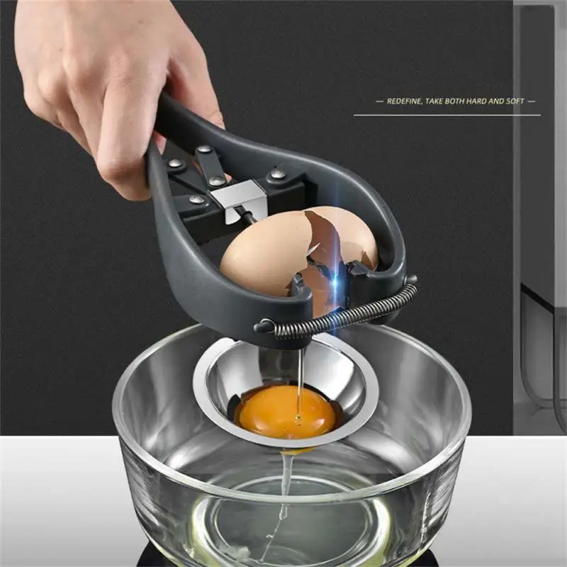 

2 In 1 Manual Egg Tools Stainless Steel Egg Opener Scissors Eggshell Cracker Topper Eggs Opener Separator Kitchen Accessories
