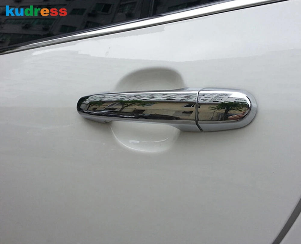 Для Toyota HILUX VIGO FORTUNER 2005 2013 ABS Chrome Боковая дверь ручки крышки Накладка автомобиля