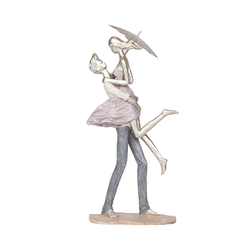 Романтическая любовь для пар носки мальчиков и Скульптура девушки Семья трех