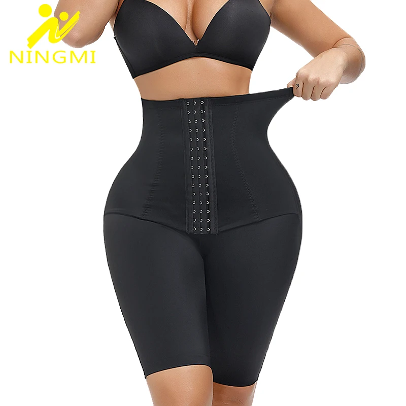 

NINGMI Body Shaper Tummy Control Panties for Women Body Shapewear Butt Lifter Waist Trainer Push Up Strap Belly Shaper Women