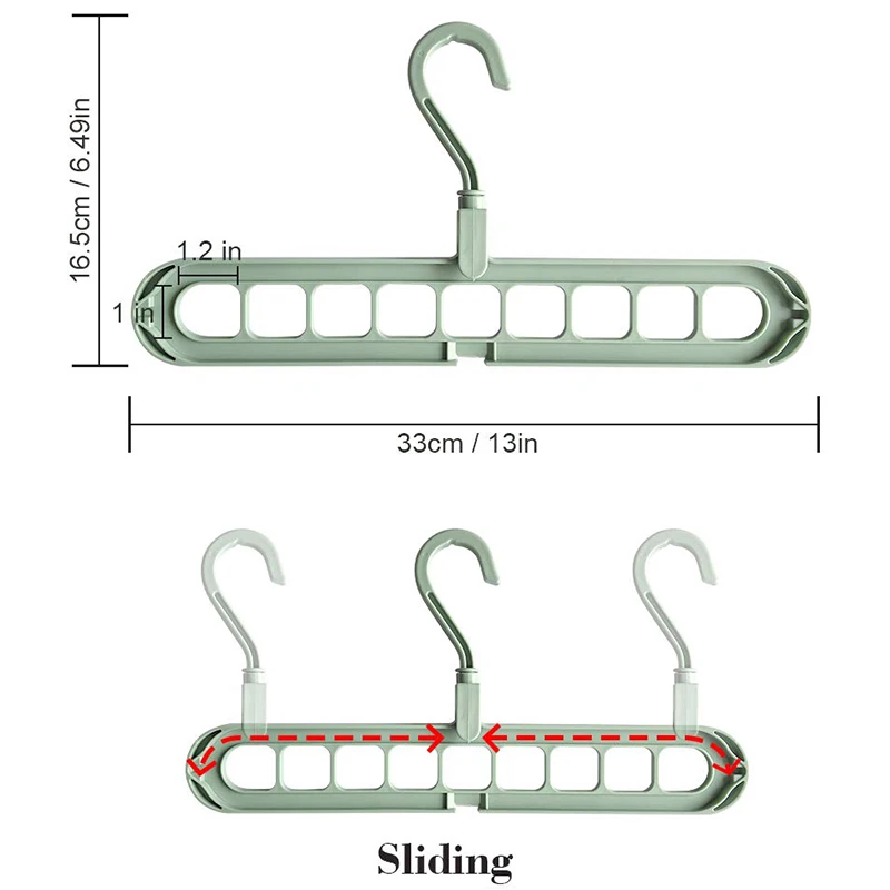 Волшебные вешалки-органайзеры вращающиеся Противоскользящие вешалки