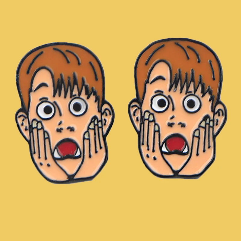 

SP891 1 Pair Funny Cartoon Stud Earrings For Women Enamel Earrings Party Movies Jewelry Gifts Girls