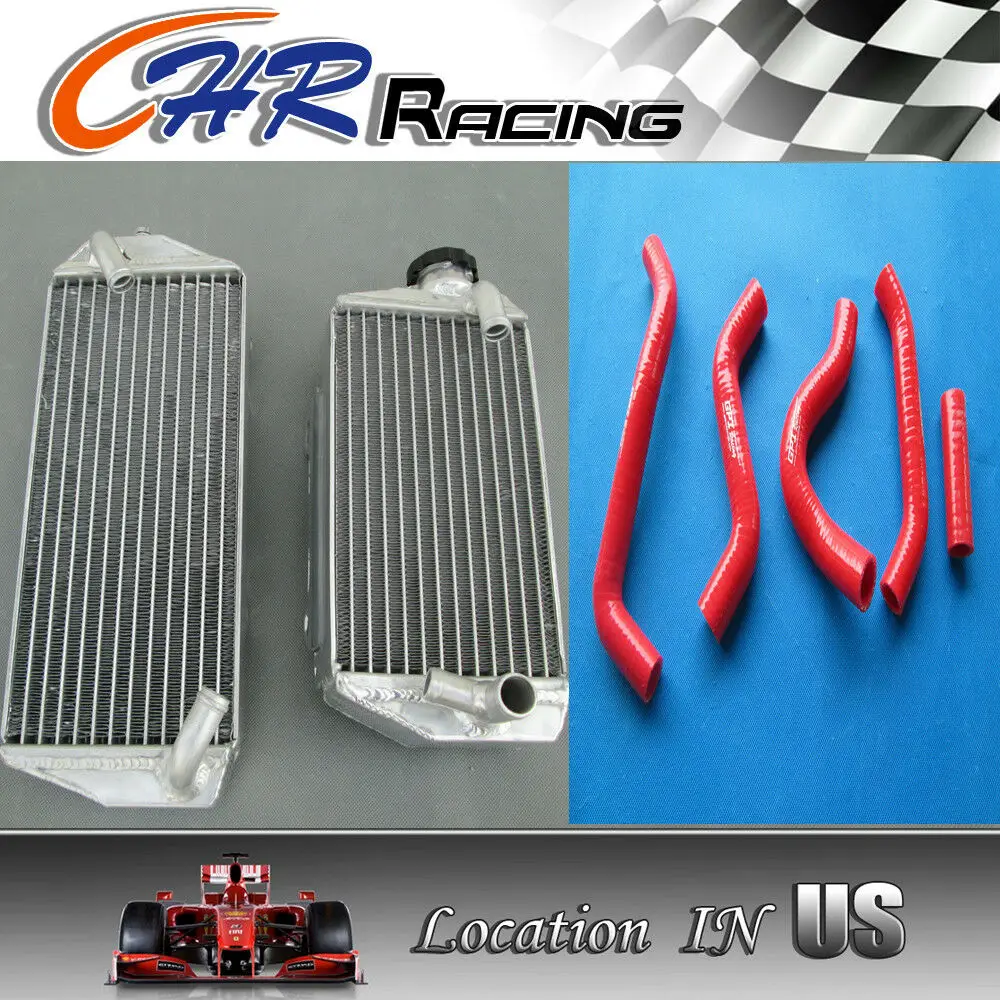 

NEW Aluminum Radiator for SUZUKI RMZ450 RMZ 450 2007 07 + HOSE