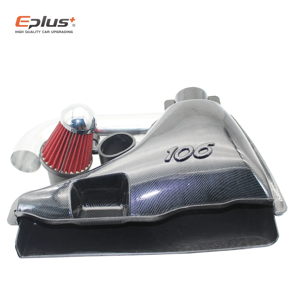 

Auto Parts Car High Flow Air Inlet Systems Intake Box Air Filter FOR Peugeot 106 206 306 VTS False Carbon Fiber Style