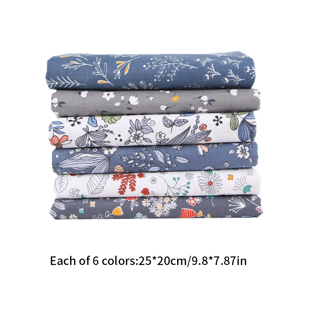 6 шт. ручной работы в стиле пэчворк ткани лоскутного шитья хлопковая одежда