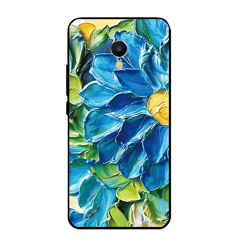 Черный мягкий ТПУ чехол для телефона Meizu M5 M5S M3 Mini Pro 5 6 Plus Meilan Note с рисунком