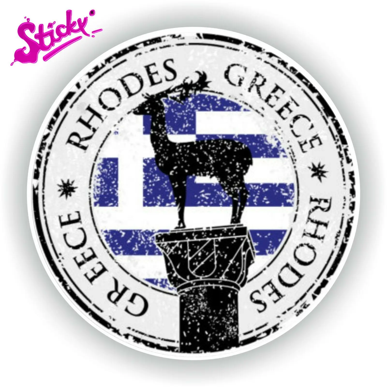 Липкий Стамбул Турция Ретро Стиль штамп наклейка на автомобиль грузовик ноутбук