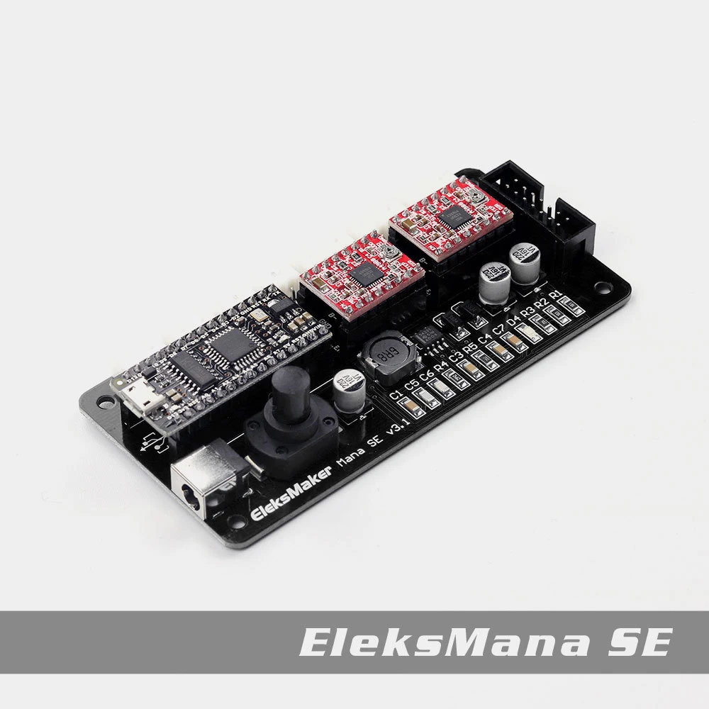 

USB 12V Eleksmana Se Xy 2 Axis Stepper Motor Driver Controller Board Control Panel with Case For Diy CNC Laser Engraver