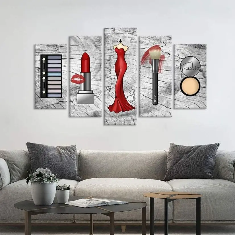 5 шт. красная помада тени для век | Дом и сад