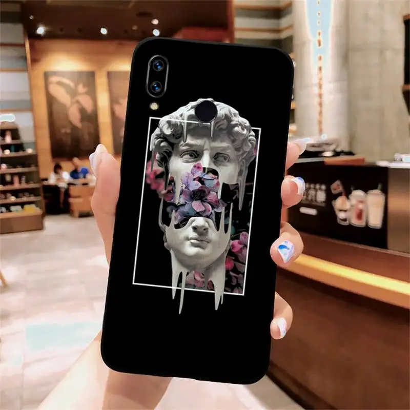 

Statue Abstract Art David Medusa Phone Cases For Xiaomi Redmi note 7 8 9 t k30 max3 9 s 10 pro lite