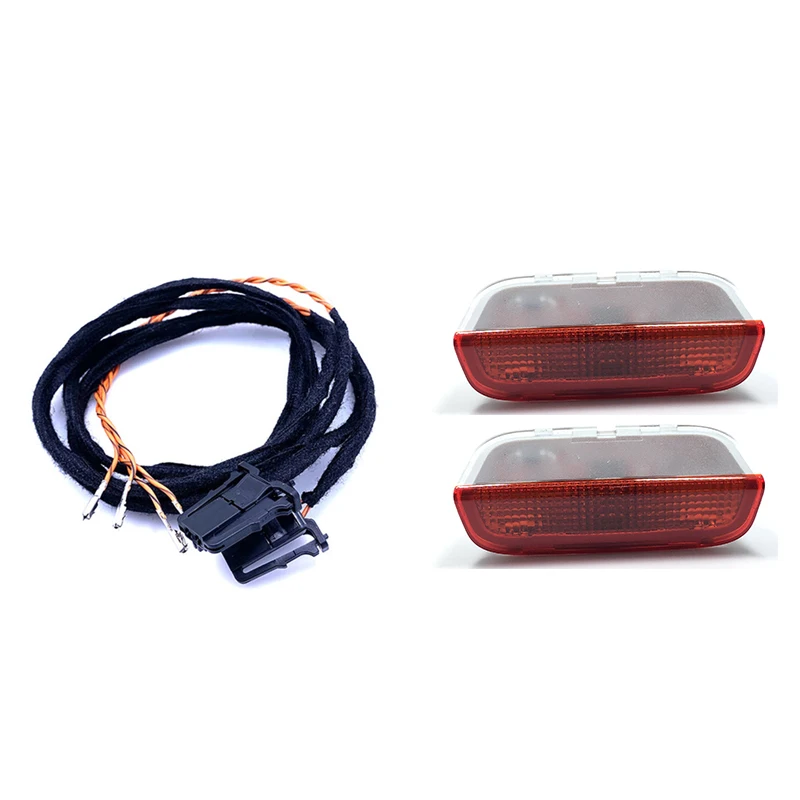 

Car Led Lights For VW Jetta MK5 MK6 Golf 7 6 MK7 Passat B6 B7 B8 Car Door Warning Lamps For Tiguan Scirocco Touran 3GD 947 411