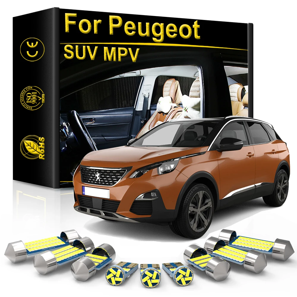 

Внутренняя светодиодный ная фара для Peugeot 2008 3008 4007 4008 5008 806 807 Boxer Partner Bipper Expert требователь аксессуары для поездок Canbus