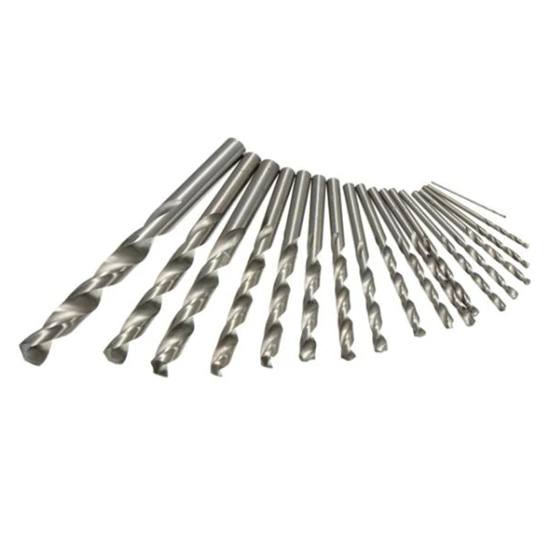 

18pcs Drill Bits 1-10.2mm M35 Cobalt HSS Straight Shank Woodworking Carpentry