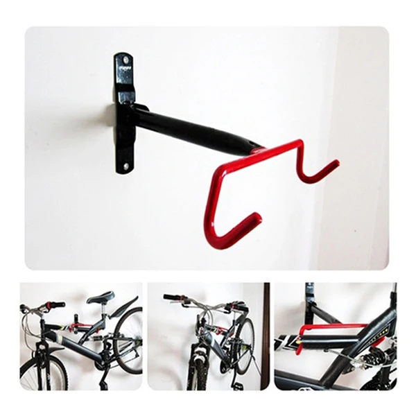 

2 Pack Wall Mount Bike Hanger Flip Up Garage Hook Bicycle Bike Rack Storage System for Garage Shed Bike Storage Rack