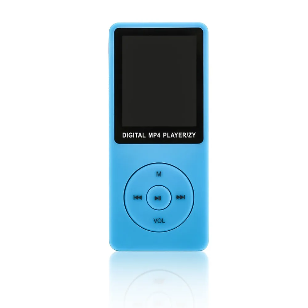 Портативный спортивный MP3 плеер HiFi Ультратонкий с ЖК экраном поддержка FM радио JPEG