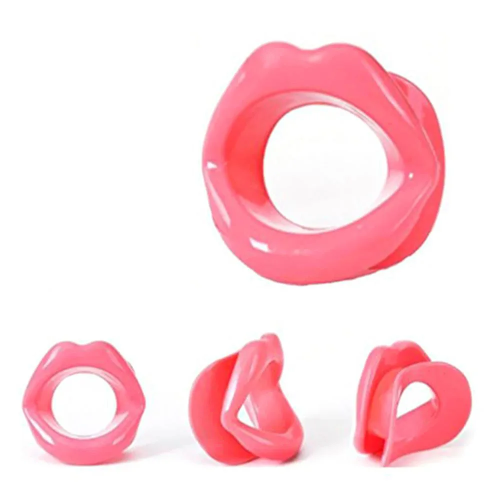 Силиконовый массажер для похудения лица Утяжелитель губ тренажер ротовой